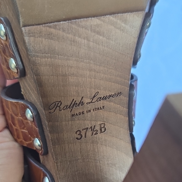 Brown High Heel Sandals - Picture 5 of 10